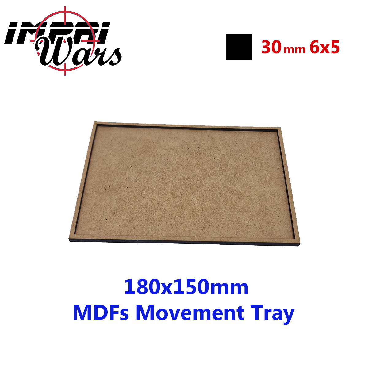Bandeja de movimiento de DM de 180 × 150 mm (6 × 5 peanas de 30 mm)