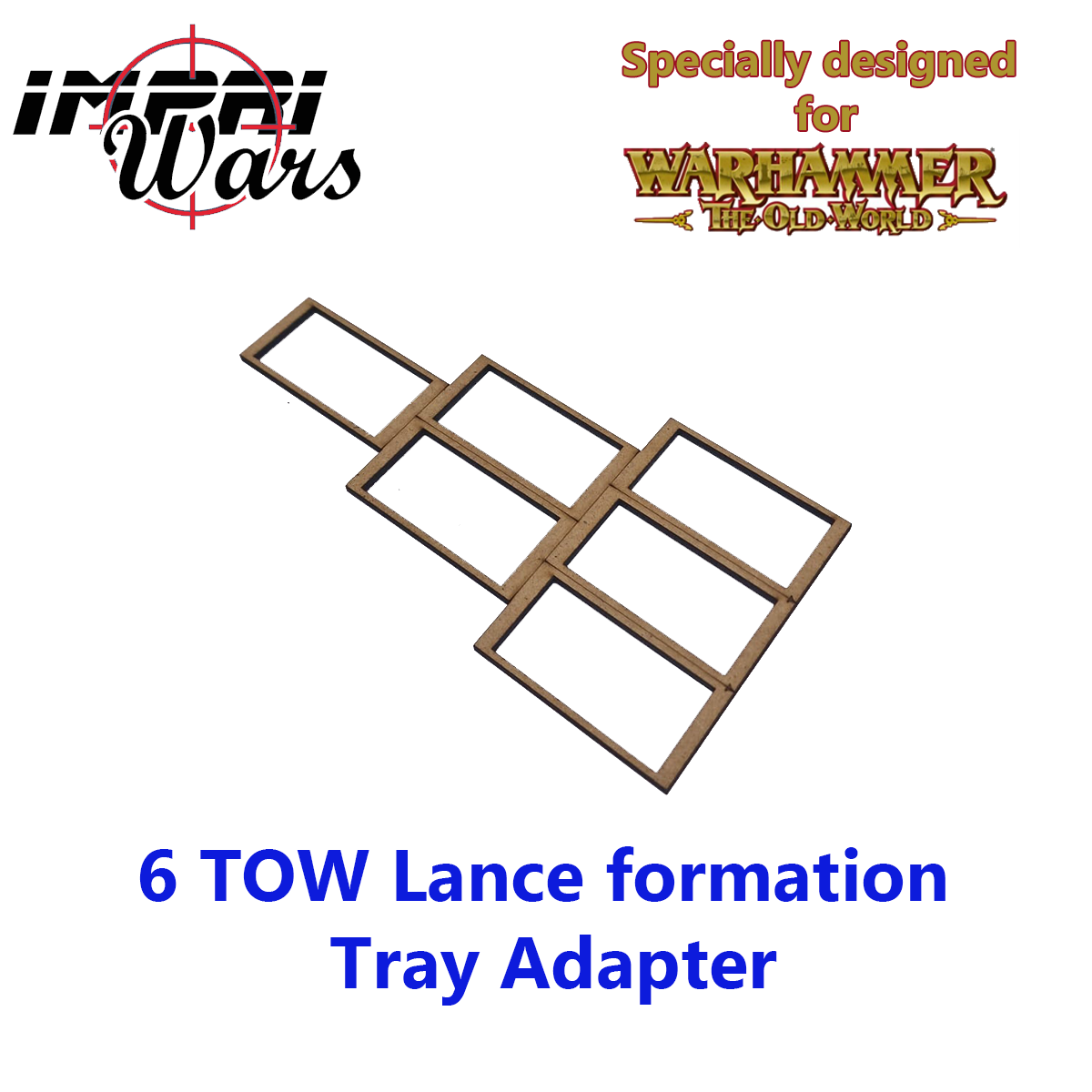 Adaptador de bandeja de DM para formación en lanza de 6 miniaturas