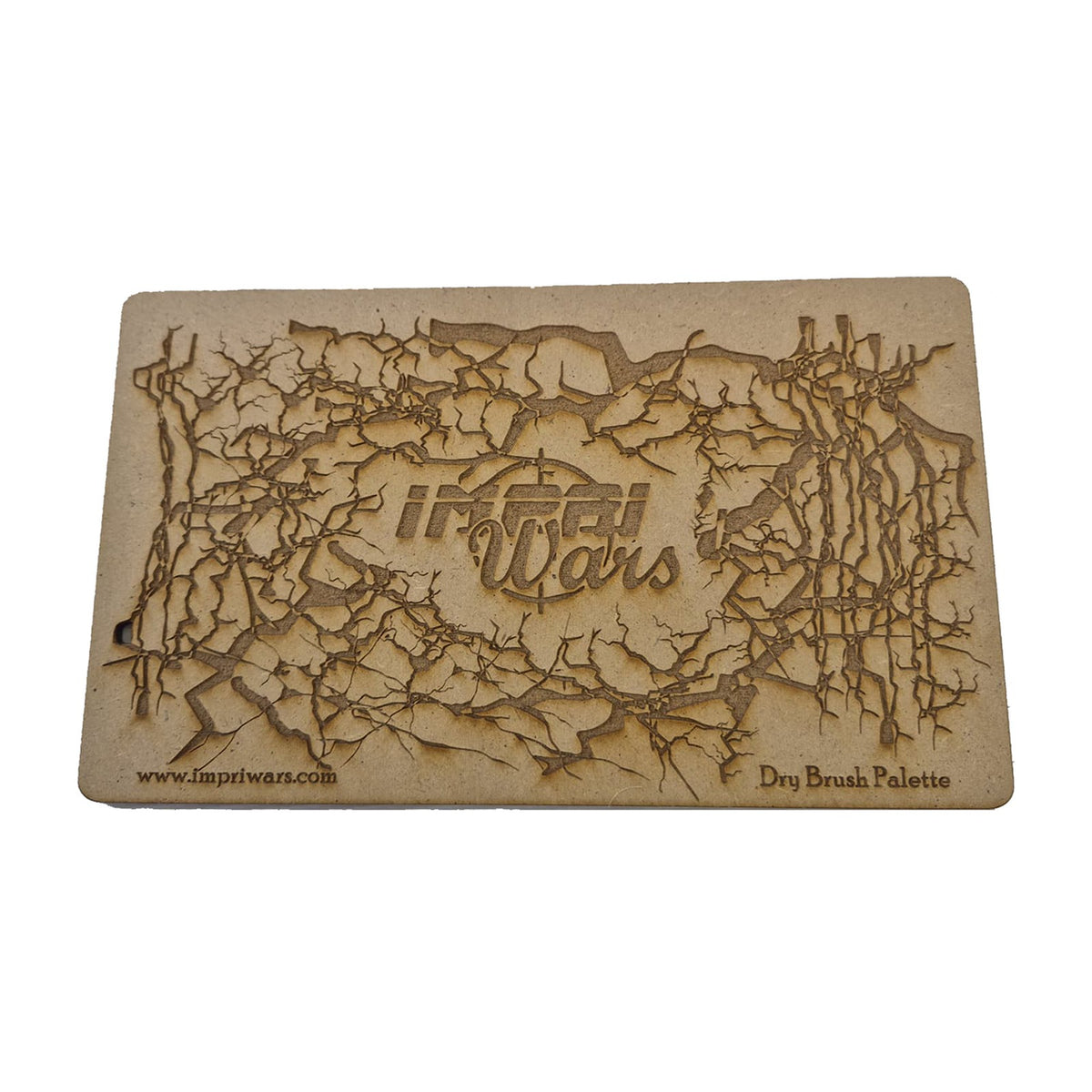Paleta de pincel seco en MDF