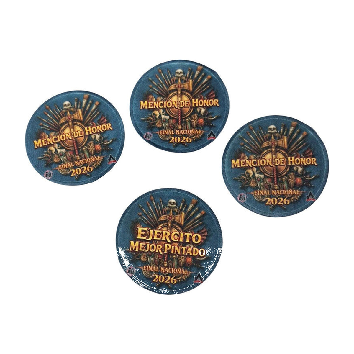 Parche personalizado sublimado de 8 cm