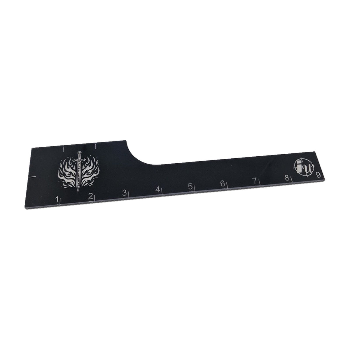 Regla multimedida de 9" personalizable