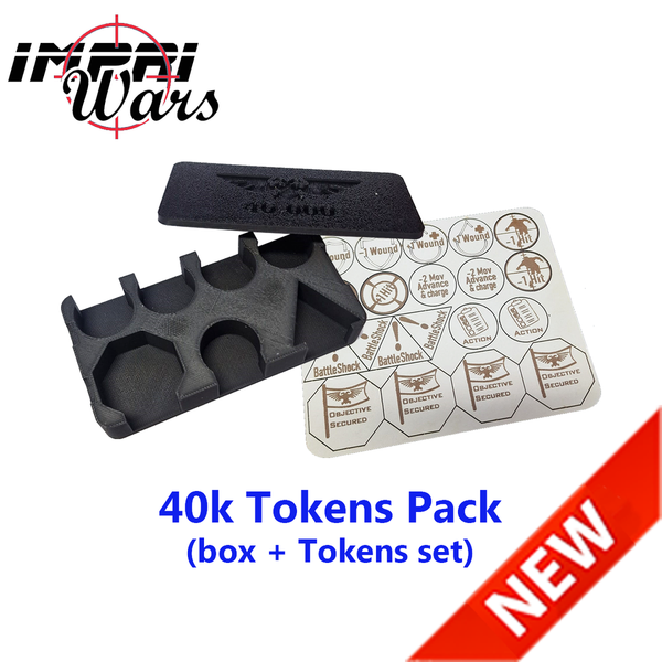 Pack Caja y Tokens WH40K