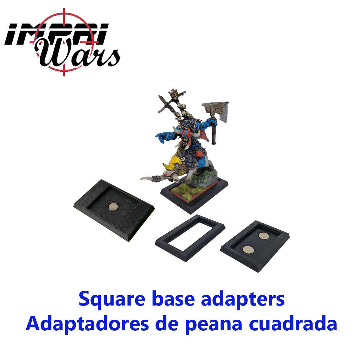Adaptadores para peana cuadrada