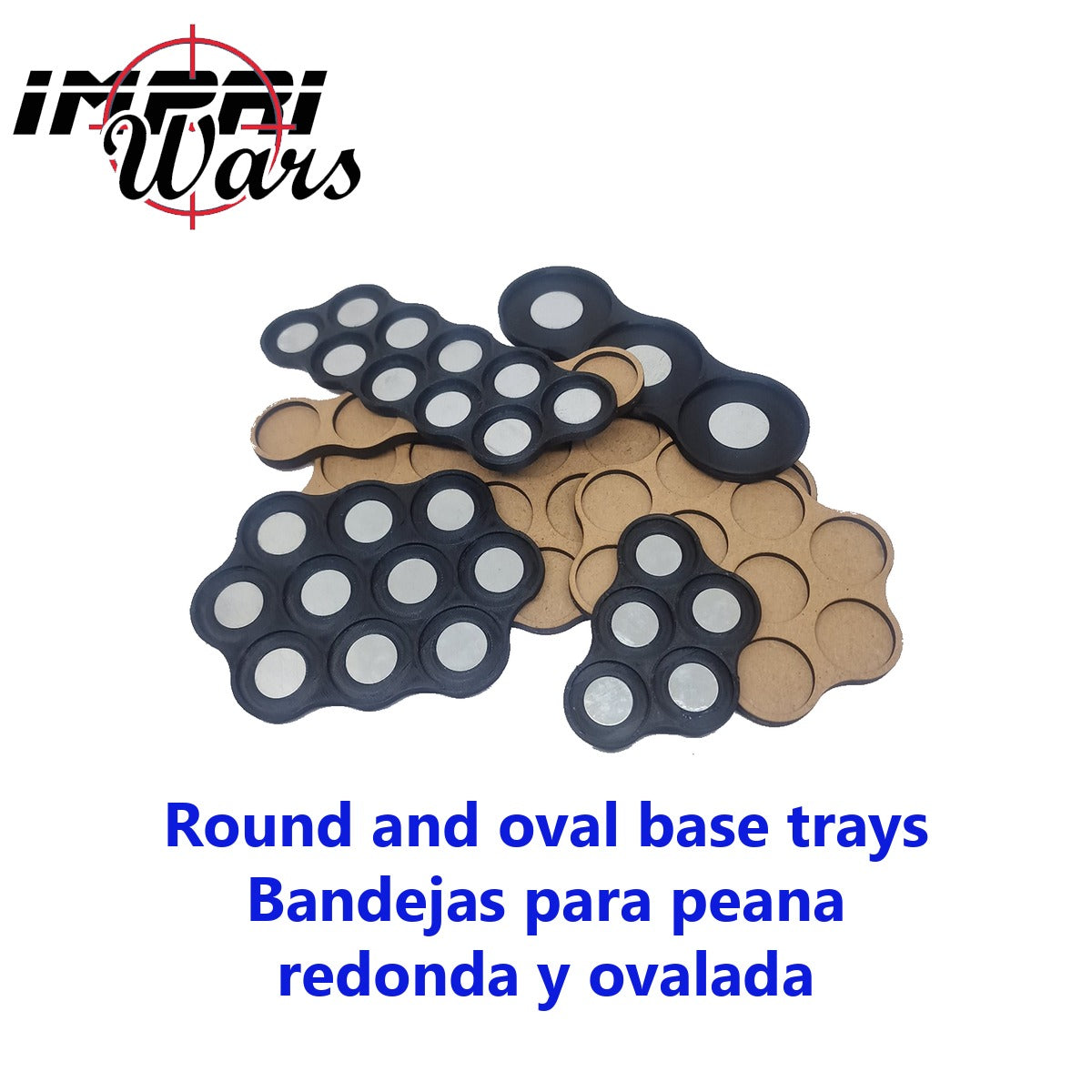 Bandejas para peana redonda y ovalada