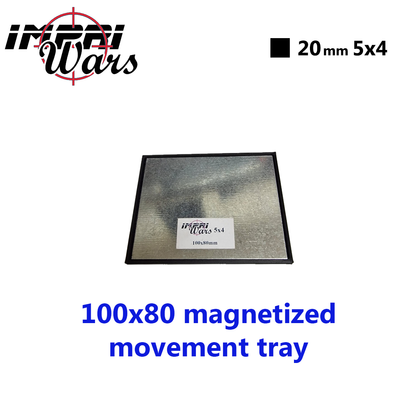 Bandeja de movimiento imantada de 100 × 80 mm (5 × 4 peanas de 20 mm)