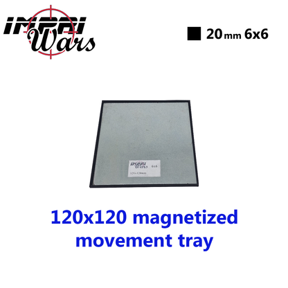 Bandeja de movimiento imantada de 120 × 120 mm (6 × 6 peanas de 20 mm)