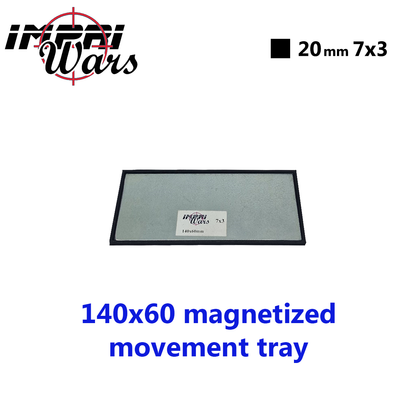 Bandeja de movimiento imantada de 140 × 60 mm (7 × 3 peanas de 20 mm)