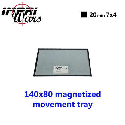 Bandeja de movimiento imantada de 140 × 80 mm (7 × 4 peanas de 20 mm)