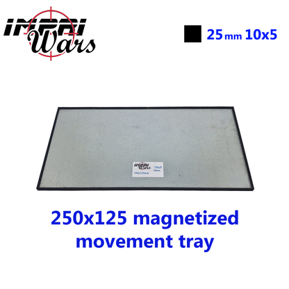 Bandeja de movimiento imantada de 250 × 125 mm (10 × 5 peanas de 25 mm)