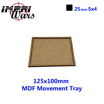 Bandeja de movimiento de DM de 125 × 100 mm (5 × 4 peanas de 25 mm)