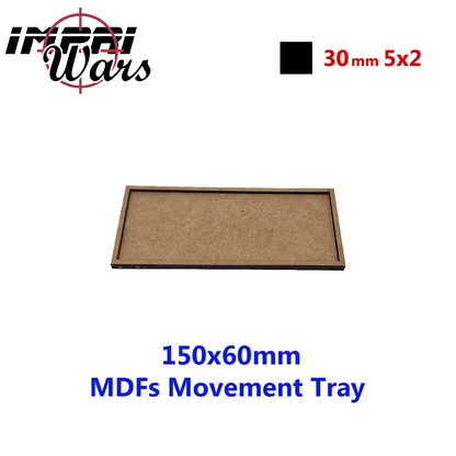Bandeja de movimiento de DM de 150 × 60 mm (5 × 2 peanas de 30 mm)