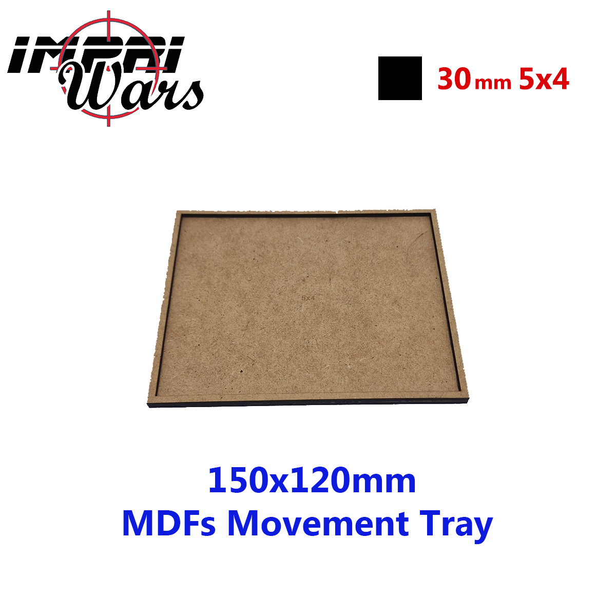 Bandeja de movimiento de DM de 150 × 120 mm (5 × 4 peanas de 30 mm)