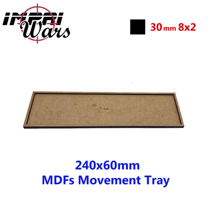 Bandeja de movimiento de DM de 240 × 60 mm (8 × 2 peanas de 30 mm)