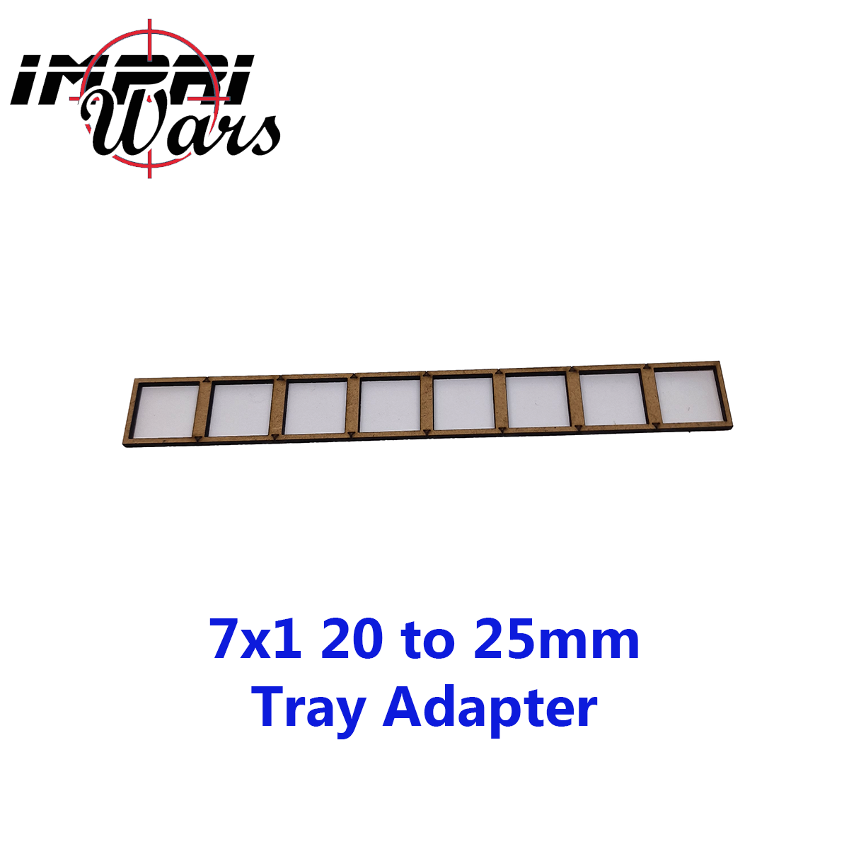 Adaptador de bandeja de DM de peanas de 20 a 25 mm, formación 7 × 1