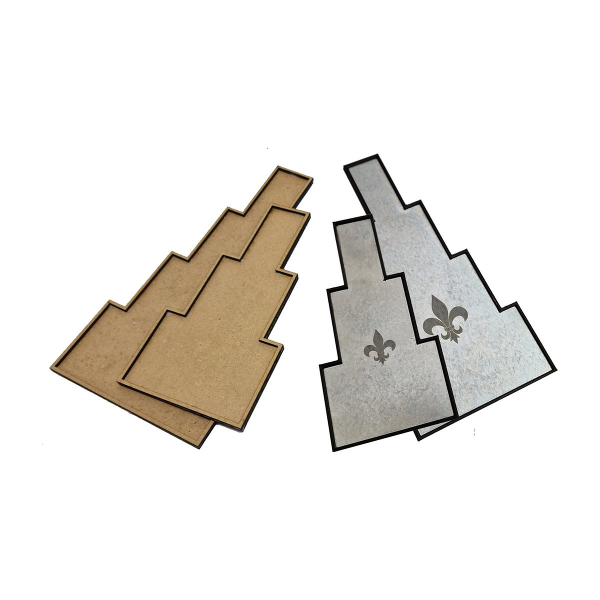 Bandeja de movimiento en formación de lanza para peana 30x60 mm