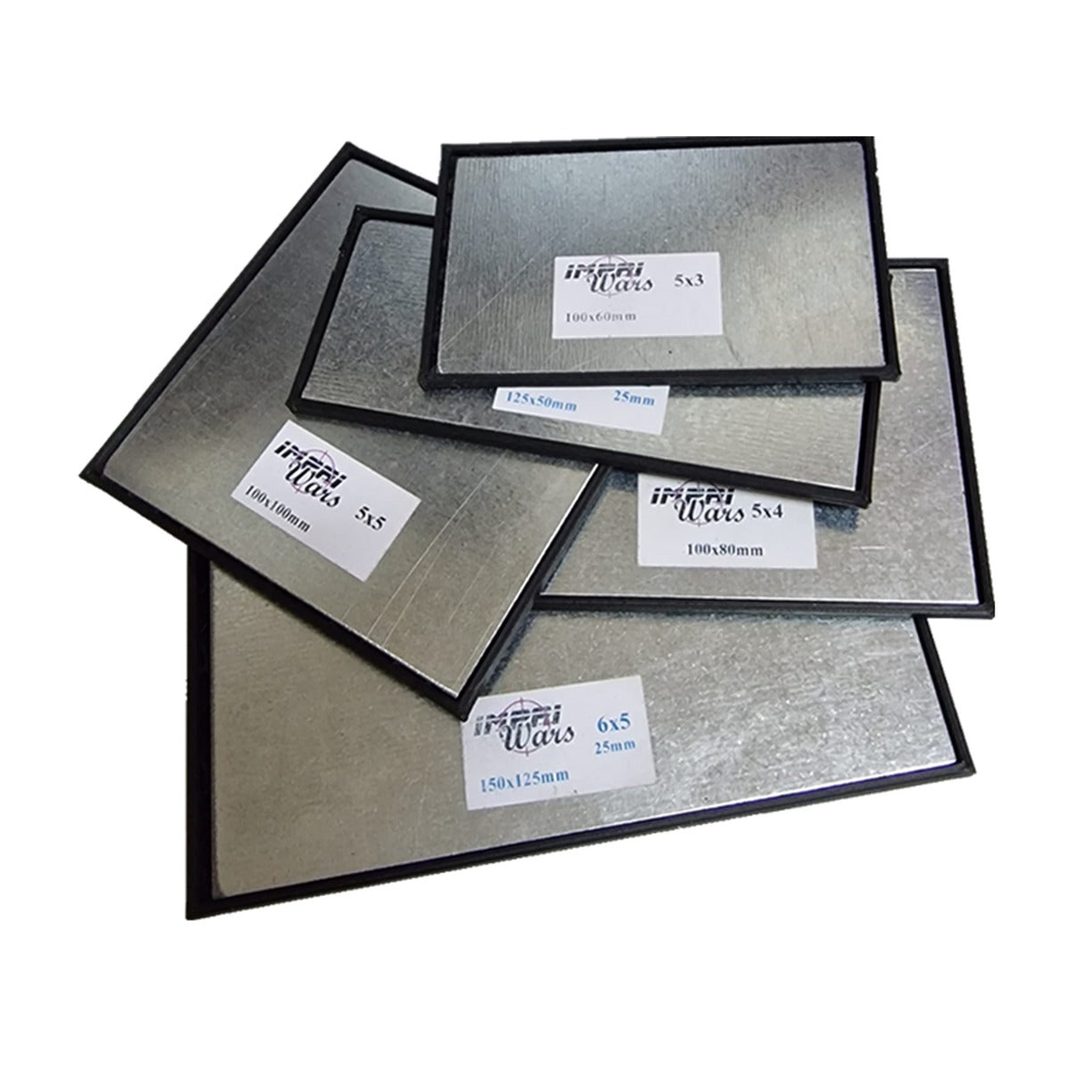 Bandeja de movimiento imantada para peana 60x120 mm (carros)