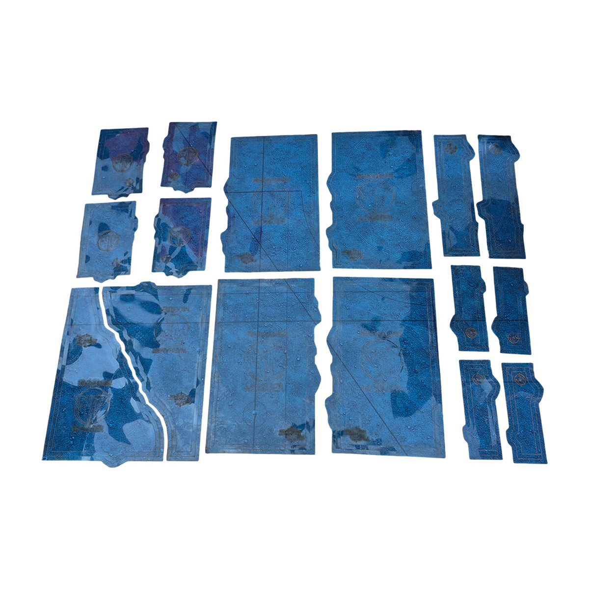 Footprints glasspack azul translúcido para 40K 11.ª edición