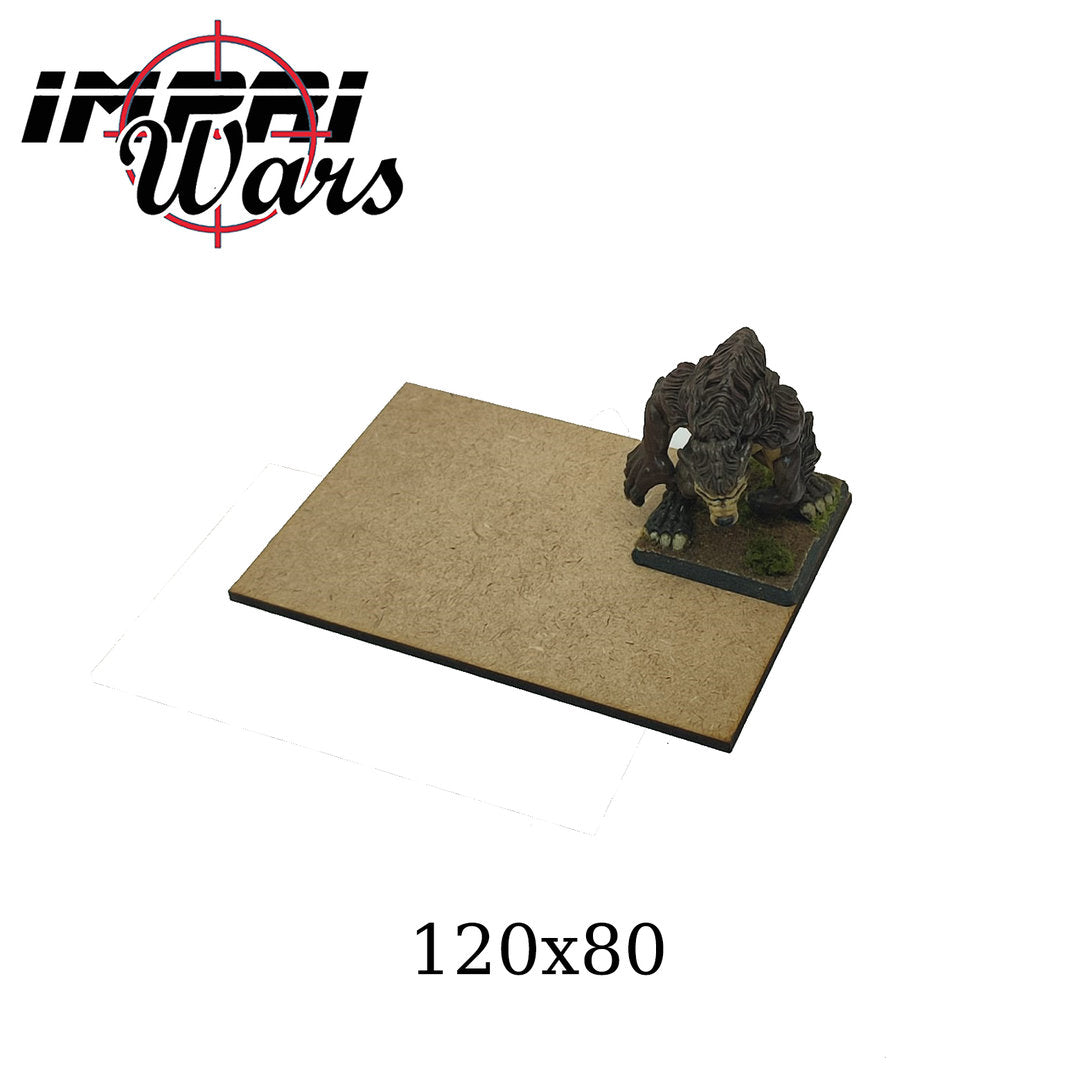 Bandeja de movimiento de DM sin borde de 120 × 80 mm; con miniaturas de ejemplo