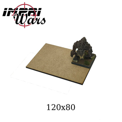 Bandeja de movimiento de DM sin borde de 120 × 80 mm; con miniaturas de ejemplo