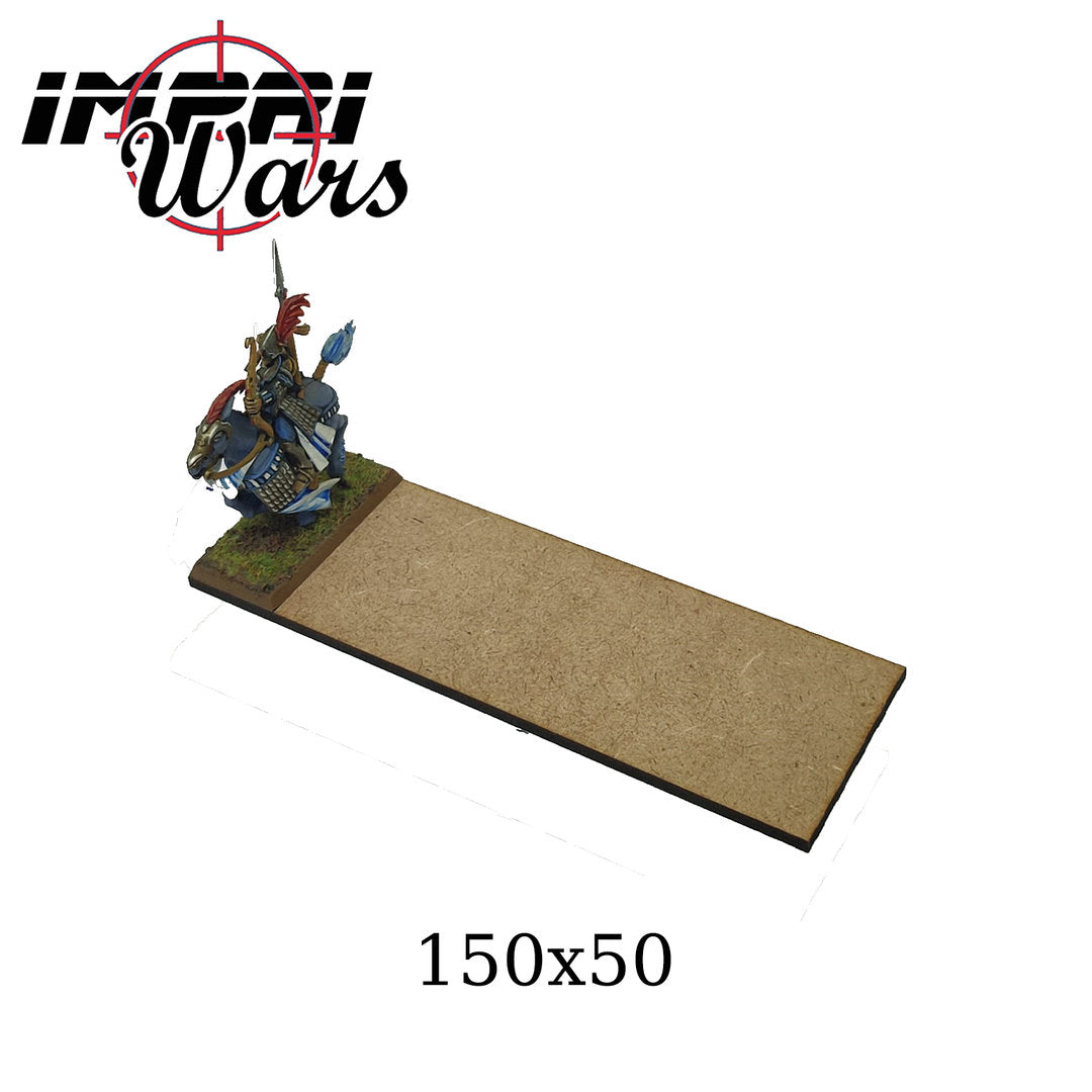 Bandeja de movimiento de DM sin borde de 150 × 50 mm; con miniaturas de ejemplo