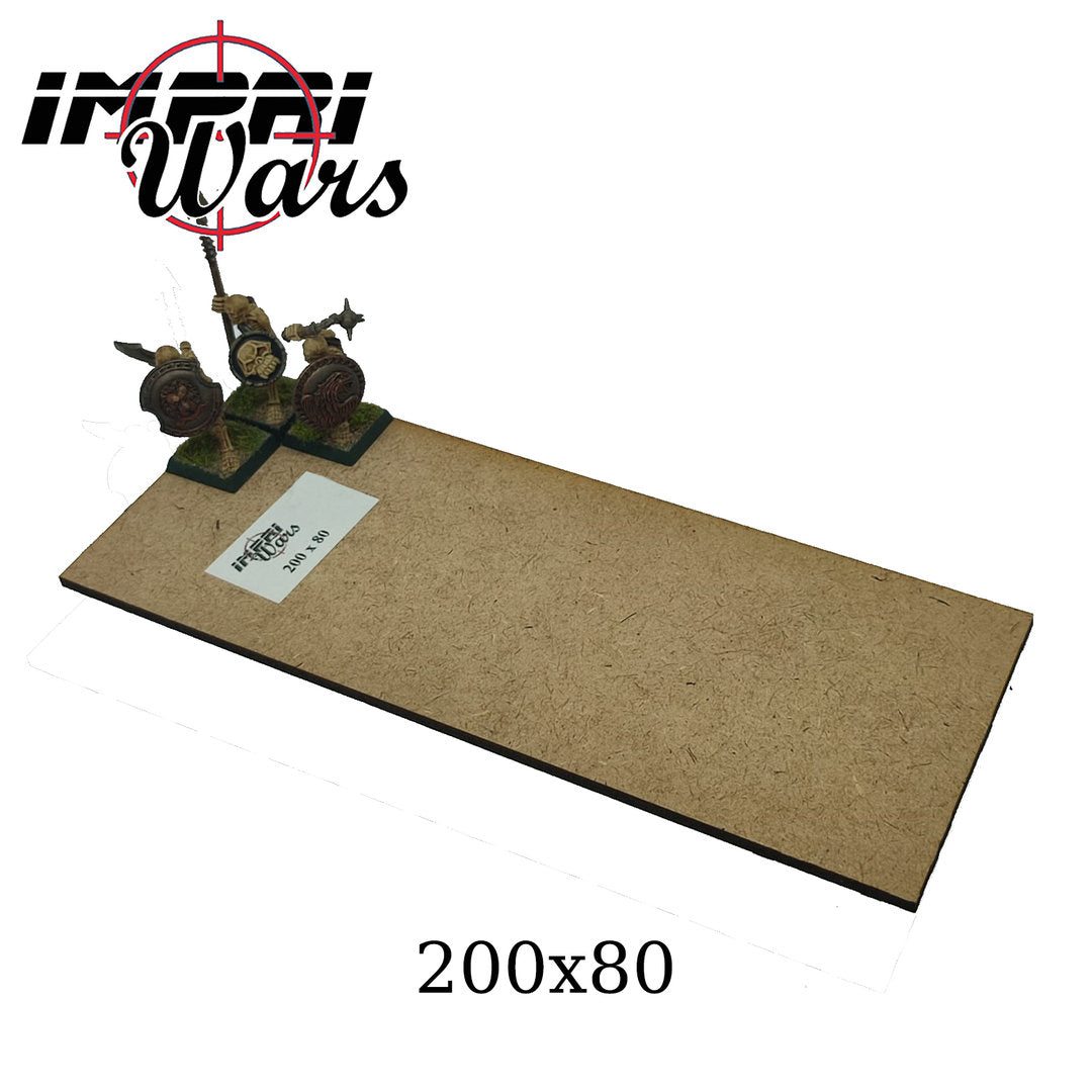 Bandeja de movimiento de DM sin borde de 200 × 80 mm; con miniaturas de ejemplo