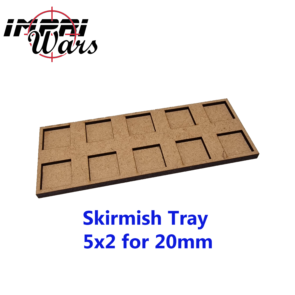 Bandeja de hostigadores de DM, formación 5 × 2, para peanas de 20 mm
