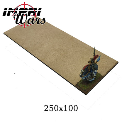 Bandeja de movimiento de DM sin borde de 250 × 100 mm; con miniaturas de ejemplo