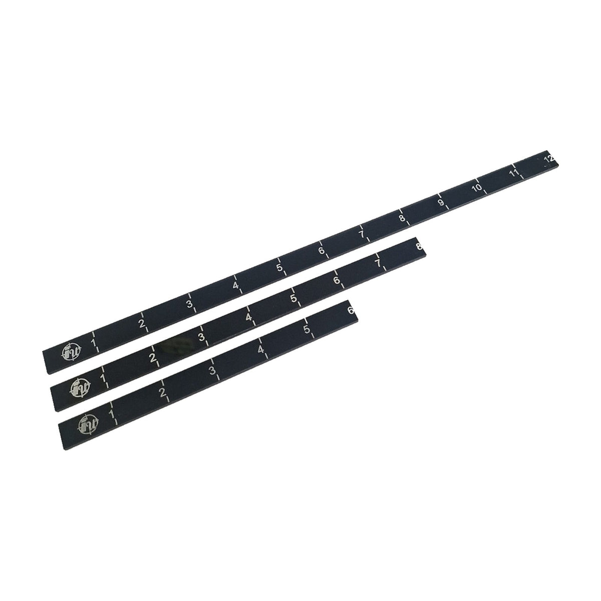 Pack de reglas rectas de 6", 8" y 12" Metacrilato