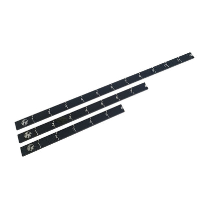 Pack de reglas rectas de 6", 8" y 12" Metacrilato
