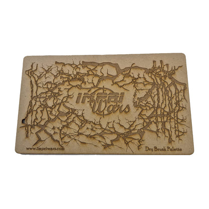 Paleta de pincel seco en MDF