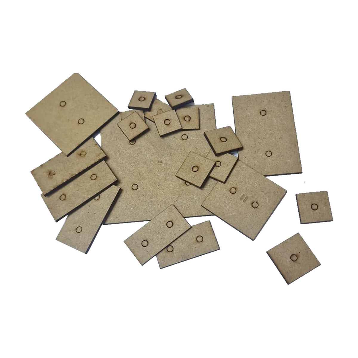Peanas de MDF con anclaje para imán