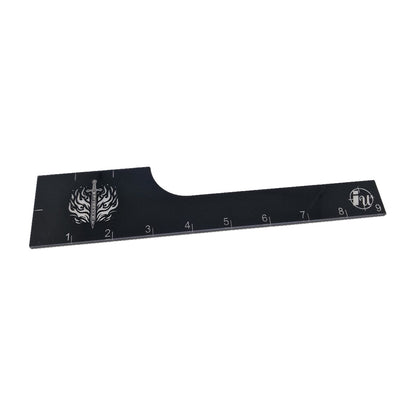 Regla multimedida de 9" personalizable