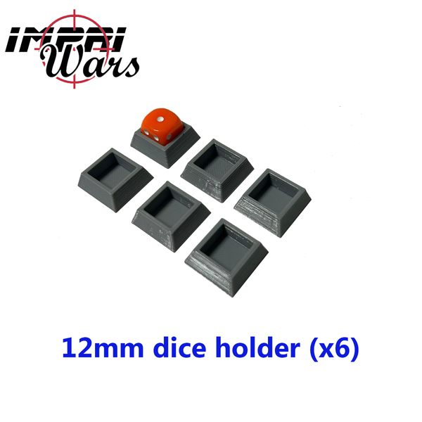 Dice holders for dice of 12 or 16 mm