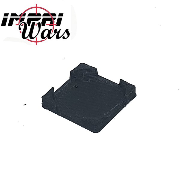 25mm round base to 25x25mm square base adapter