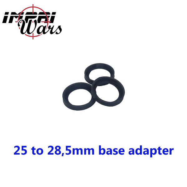 25mm to 28,5 mm round base adapter