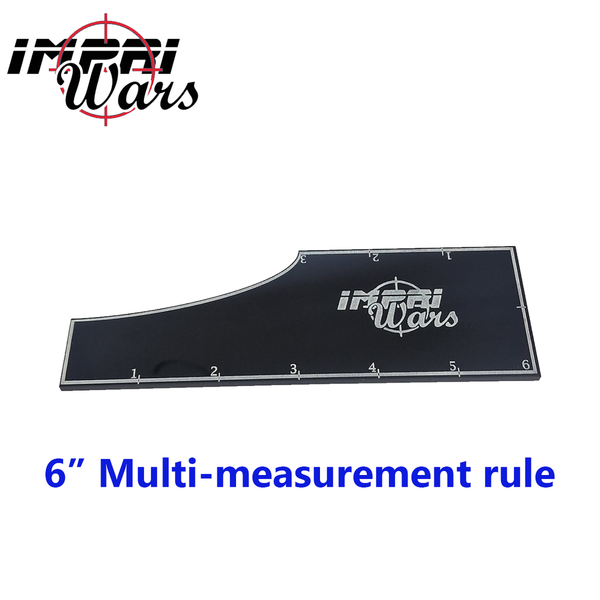 Multi-measure ruler 3" 2" 1" y 1/2 "