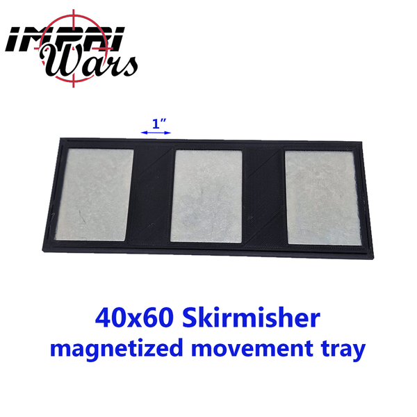 40x60 Skirmisher magnetized movement tray